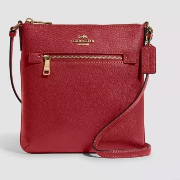 Coach Handbags - Coach Mini Rowan File Bag Red - CE871